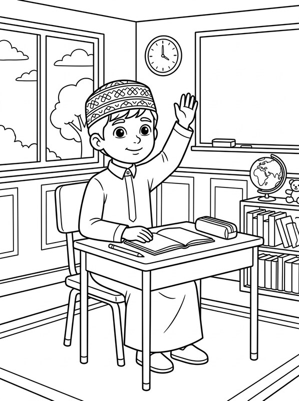 تلوين الاحترام للأولاد
